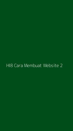 Tampilan Antarmuka Aplikasi Hl8 Cara Membuat Website - 2