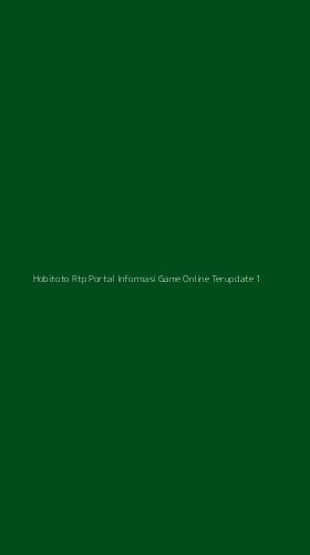 Tampilan Antarmuka Aplikasi Hobitoto Rtp Portal Informasi Game Online Terupdate - 1