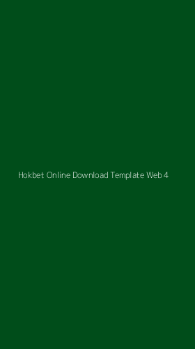 Tampilan Antarmuka Aplikasi Hokbet Online Download Template Web - 4