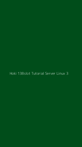Tampilan Antarmuka Aplikasi Hoki 138slot Tutorial Server Linux - 3