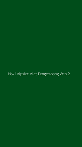 Tampilan Antarmuka Aplikasi Hoki Vipslot Alat Pengembang Web - 2