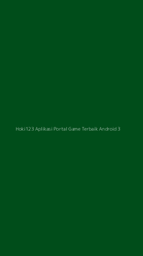 Tampilan Antarmuka Aplikasi Hoki123 Aplikasi Portal Game Terbaik Android - 3