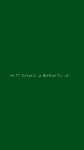 Tampilan Antarmuka Aplikasi Hoki177 Aplikasi Daftar Slot Resmi Android - 4