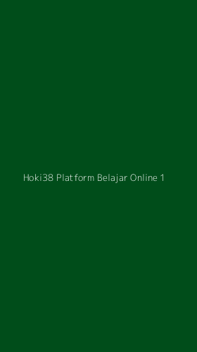 Tampilan Antarmuka Aplikasi Hoki38 Platform Belajar Online - 1
