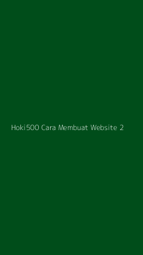 Tampilan Antarmuka Aplikasi Hoki500 Cara Membuat Website - 2