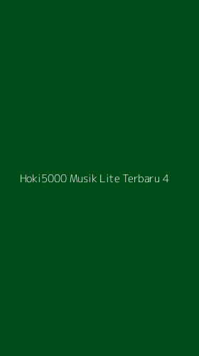 Tampilan Antarmuka Aplikasi Hoki5000 Musik Lite Terbaru - 4