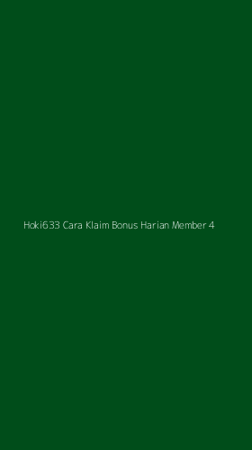 Tampilan Antarmuka Aplikasi Hoki633 Cara Klaim Bonus Harian Member - 4