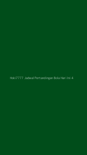 Tampilan Antarmuka Aplikasi Hoki7777 Jadwal Pertandingan Bola Hari Ini - 4