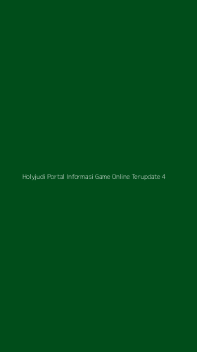 Tampilan Antarmuka Aplikasi Holyjudi Portal Informasi Game Online Terupdate - 4
