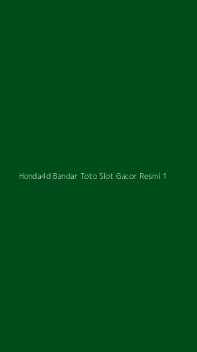 Tampilan Antarmuka Aplikasi Honda4d Bandar Toto Slot Gacor Resmi - 1