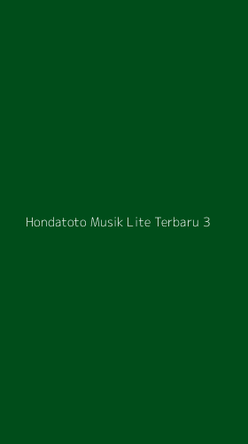 Tampilan Antarmuka Aplikasi Hondatoto Musik Lite Terbaru - 3