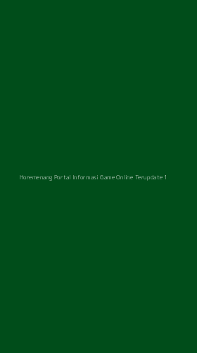 Tampilan Antarmuka Aplikasi Horemenang Portal Informasi Game Online Terupdate - 1