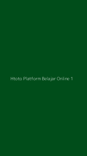 Tampilan Antarmuka Aplikasi Htoto Platform Belajar Online - 1