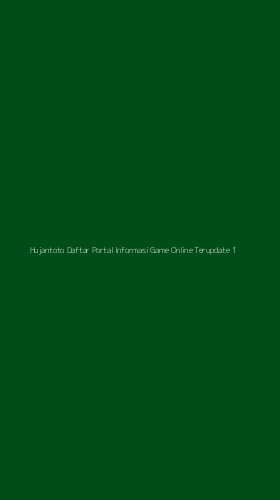 Tampilan Antarmuka Aplikasi Hujantoto Daftar Portal Informasi Game Online Terupdate - 1