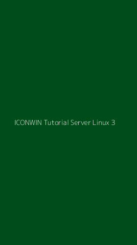 Tampilan Antarmuka Aplikasi Iconwin Tutorial Server Linux - 3
