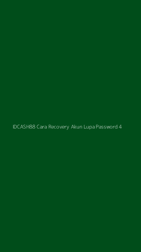 Tampilan Antarmuka Aplikasi Idcash88 Cara Recovery Akun Lupa Password - 4
