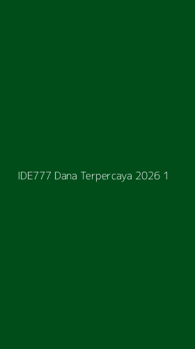 Tampilan Antarmuka Aplikasi Ide777 Dana Terpercaya 2026 - 1