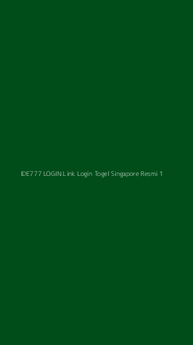 Tampilan Antarmuka Aplikasi Ide777 Login Link Login Togel Singapore Resmi - 1