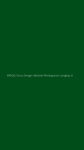 Tampilan Antarmuka Aplikasi Idrqq Situs Dengan Metode Pembayaran Lengkap - 4