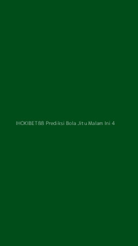 Tampilan Antarmuka Aplikasi Ihokibet88 Prediksi Bola Jitu Malam Ini - 4
