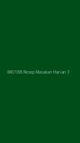 Tampilan Antarmuka Aplikasi Imo188 Resep Masakan Harian - 3