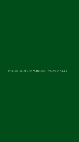 Tampilan Antarmuka Aplikasi Intel4d Login Situs Multi Game Terbesar Di Asia - 1