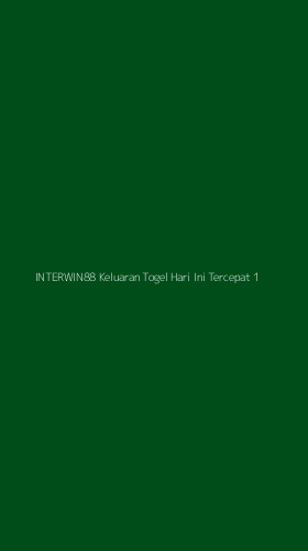 Tampilan Antarmuka Aplikasi Interwin88 Keluaran Togel Hari Ini Tercepat - 1
