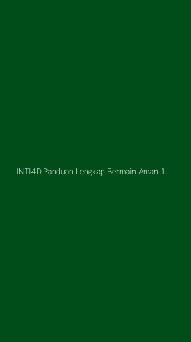 Tampilan Antarmuka Aplikasi Inti4d Panduan Lengkap Bermain Aman - 1