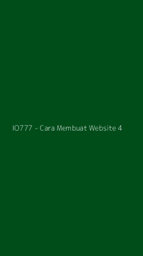 Tampilan Antarmuka Aplikasi IO777 - Cara Membuat Website - 4