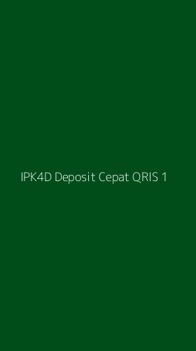 Tampilan Antarmuka Aplikasi Ipk4d Deposit Cepat Qris - 1