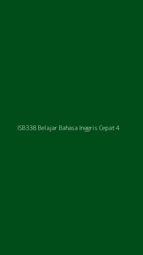 Tampilan Antarmuka Aplikasi Isb338 Belajar Bahasa Inggris Cepat - 4