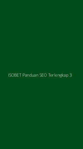 Tampilan Antarmuka Aplikasi Isobet Panduan Seo Terlengkap - 3