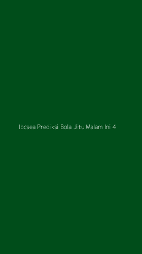 Tampilan Antarmuka Aplikasi Ibcsea Prediksi Bola Jitu Malam Ini - 4