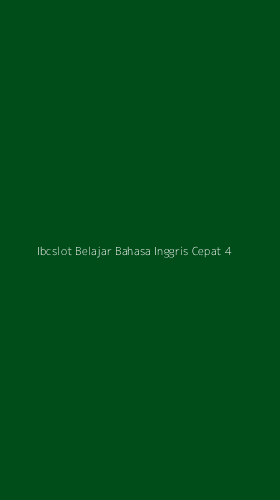 Tampilan Antarmuka Aplikasi Ibcslot Belajar Bahasa Inggris Cepat - 4