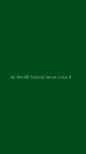Tampilan Antarmuka Aplikasi Idc Win 88 Tutorial Server Linux - 4