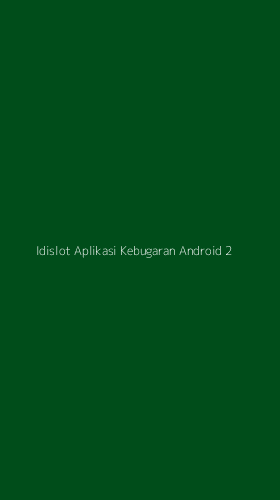 Tampilan Antarmuka Aplikasi Idislot Aplikasi Kebugaran Android - 2