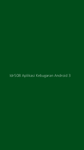Tampilan Antarmuka Aplikasi Idr508 Aplikasi Kebugaran Android - 3