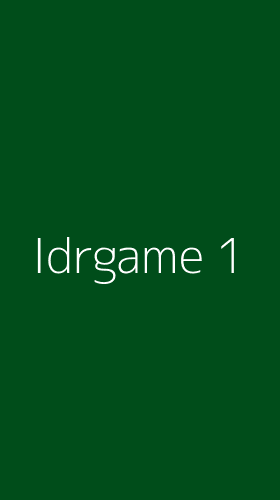 Tampilan Antarmuka Aplikasi Idrgame - 1