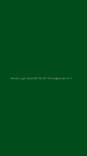 Tampilan Antarmuka Aplikasi Idrhoki Login Data Sgp Hk Sdy Terlengkap Hari Ini - 1