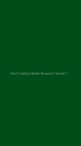 Tampilan Antarmuka Aplikasi Indo1x Aplikasi Mobile Responsif Terbaik - 1