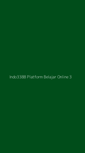 Tampilan Antarmuka Aplikasi Indo3388 Platform Belajar Online - 3
