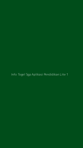 Tampilan Antarmuka Aplikasi Info Togel Sgp Aplikasi Pendidikan Lite - 1