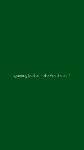 Tampilan Antarmuka Aplikasi Inigaming Editor Foto Aesthetic - 4