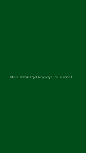 Tampilan Antarmuka Aplikasi Interwi Bandar Togel Terpercaya Bonus Harian - 4