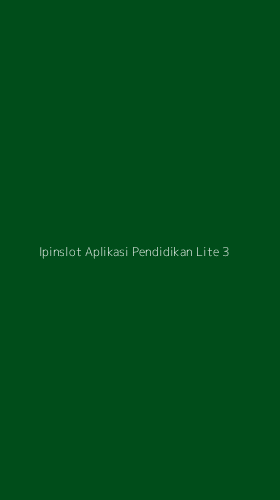 Tampilan Antarmuka Aplikasi Ipinslot Aplikasi Pendidikan Lite - 3