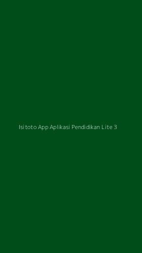 Tampilan Antarmuka Aplikasi Isitoto App Aplikasi Pendidikan Lite - 3