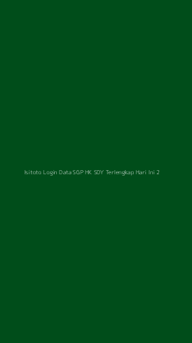 Tampilan Antarmuka Aplikasi Isitoto Login Data Sgp Hk Sdy Terlengkap Hari Ini - 2