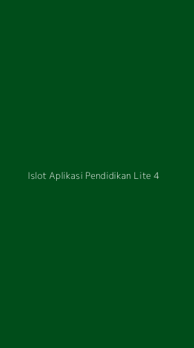 Tampilan Antarmuka Aplikasi Islot Aplikasi Pendidikan Lite - 4