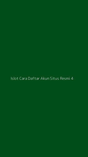 Tampilan Antarmuka Aplikasi Islot Cara Daftar Akun Situs Resmi - 4