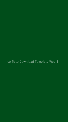 Tampilan Antarmuka Aplikasi Iso Toto Download Template Web - 1